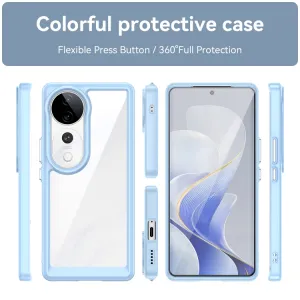 CRYSTAL Ochranný obal pre Vivo V40 5G modrý