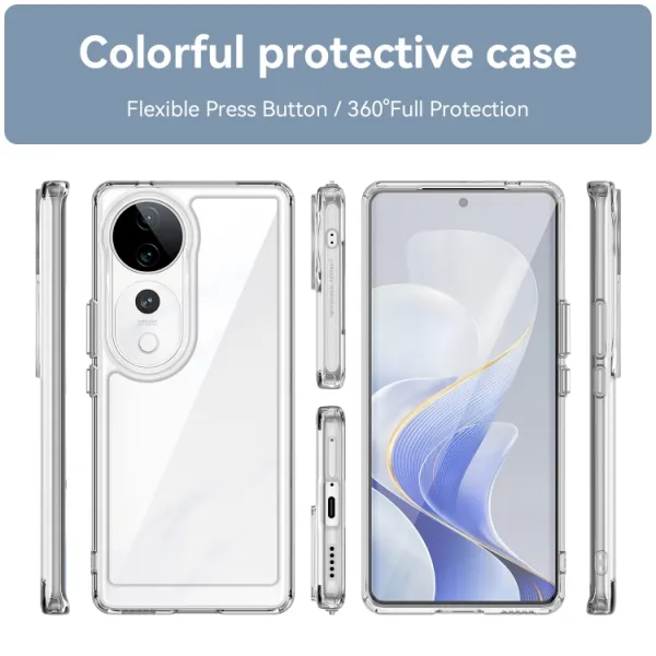 CRYSTAL Ochranný obal pre Vivo V40 5G priehľadný