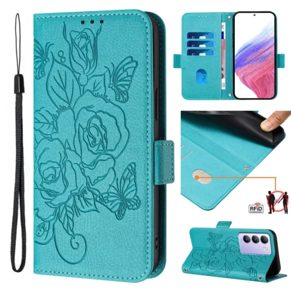 ART MEADOW Peňaženkový obal pre Vivo V40 SE 5G svetlomodrý