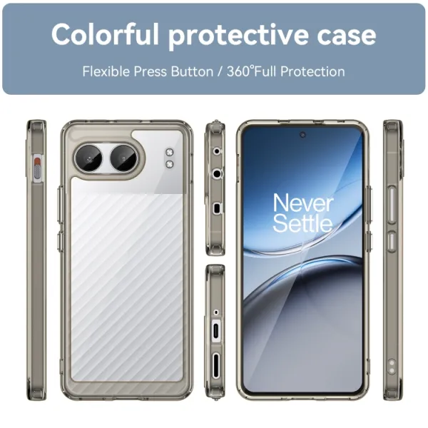 CRYSTAL Ochranný obal pre OnePlus Nord 4 5G šedý