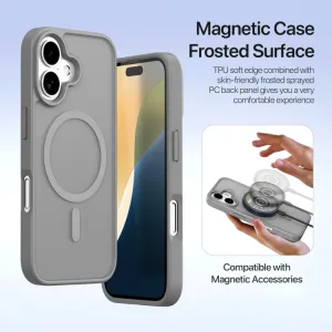 DUX LAWA Ochranný kryt a peňaženkové puzdro 2v1 Apple iPhone 16 šedý