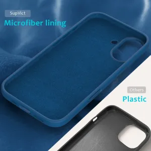 RUBBER Ochranný kryt pre Apple iPhone 16 Plus modrý