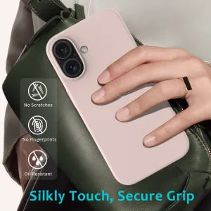 RUBBER Ochranný kryt pre Apple iPhone 16 Plus svetloružový