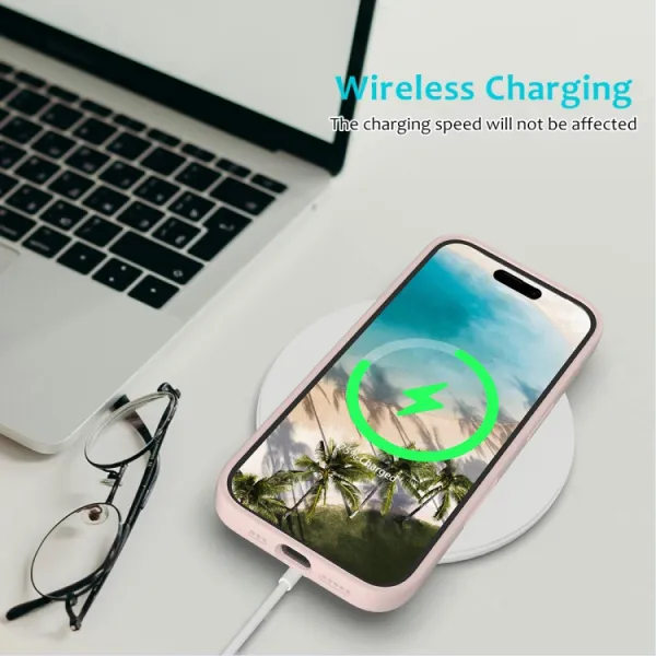 RUBBER Ochranný kryt pre Apple iPhone 16 Plus svetloružový