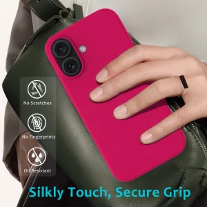 RUBBER Ochranný kryt pre Apple iPhone 16 Plus tmavoružový