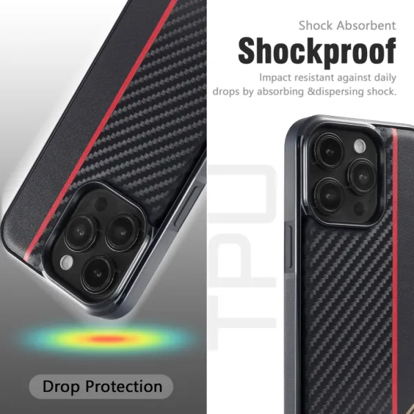 CARBONIC Ochranný obal pre Apple iPhone 16 Plus čierny