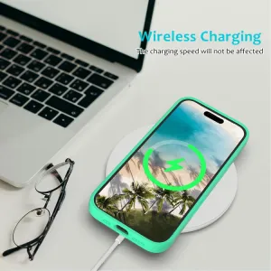 RUBBER Ochranný kryt pre Apple iPhone 16 Plus mentolový zelený