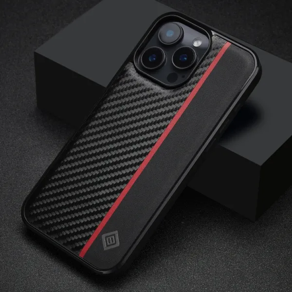 CARBONIC Ochranný obal pre Apple iPhone 16 Pro čierny