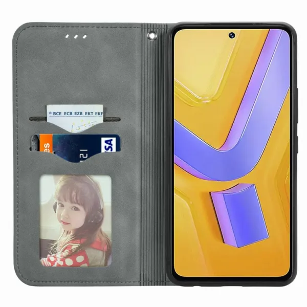 MAGNETIC Zaklápací kryt pre Vivo V40 SE 5G šedý