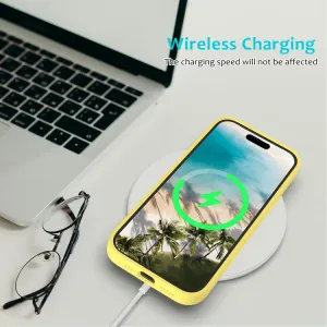 RUBBER Ochranný kryt pre Apple iPhone 16 Plus žltý