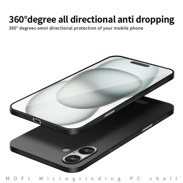 MOFI Plastový kryt pre Apple iPhone 16 ružový