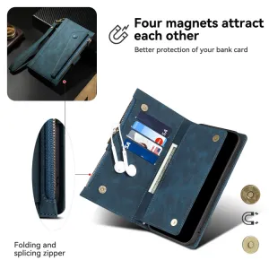 RFID Peňaženkové puzdro pre Apple iPhone 16 Pro Max modré