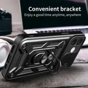 RING CAMERA Kryt s držiakom pre Apple iPhone 16 modrý