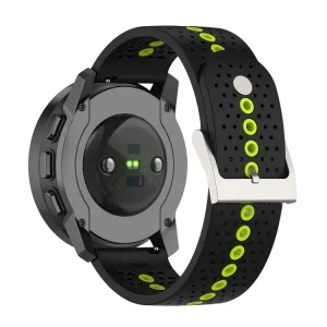 HOLE Silikónový remienok pre Suunto Race / Suunto Race S / Suunto Run čierny