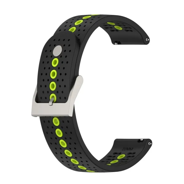 HOLE Silikónový remienok pre Suunto Race / Suunto Race S / Suunto Run čierny
