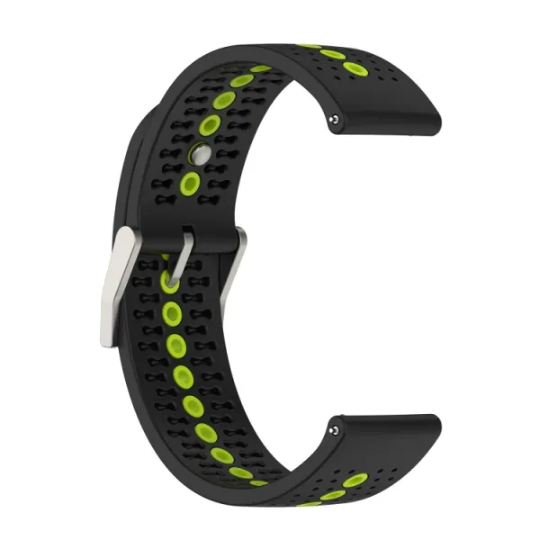 HOLE Silikónový remienok pre Suunto Race / Suunto Race S / Suunto Run čierny