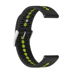 HOLE Silikónový remienok pre Suunto Race / Suunto Race S / Suunto Run čierny