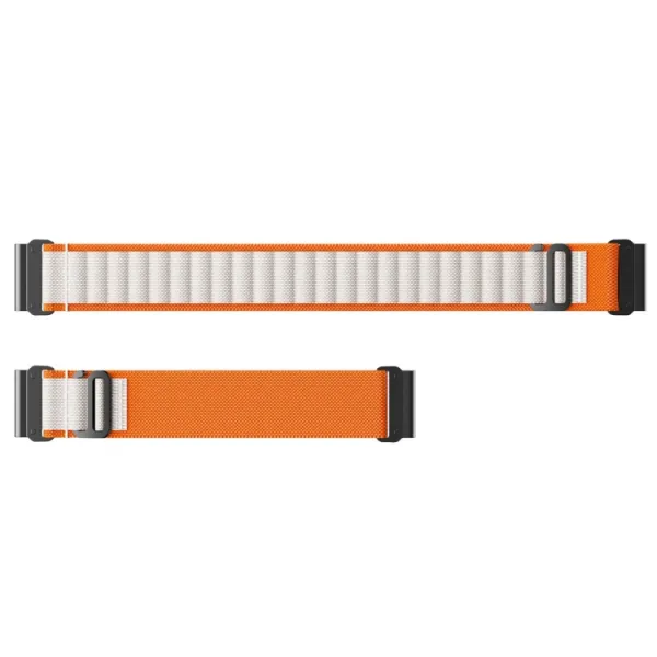 PROTEMIO Alpský ťah remienok QuickFit pre Garmin - šírka 22mm oranžový-béžový