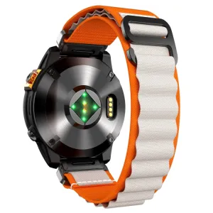 PROTEMIO Alpský ťah remienok QuickFit pre Garmin - šírka 22mm oranžový-béžový