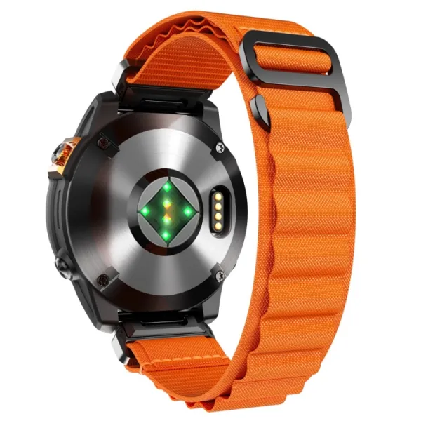 PROTEMIO Alpský ťah remienok QuickFit pre Garmin - šírka 22mm oranžový