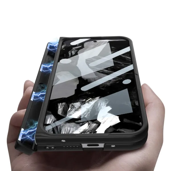 GKK SUPPORT Kryt so stojanom pre Google Pixel 9 Pro Fold modrý