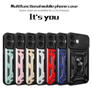 RING CAMERA Kryt s držiakom pre Apple iPhone 16 čierny