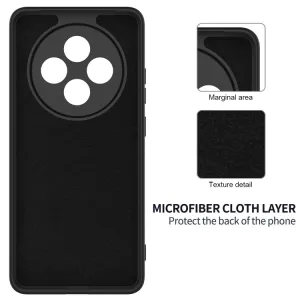 RUBBER Ochranný obal pre Oppo Reno12 FS 5G čierny