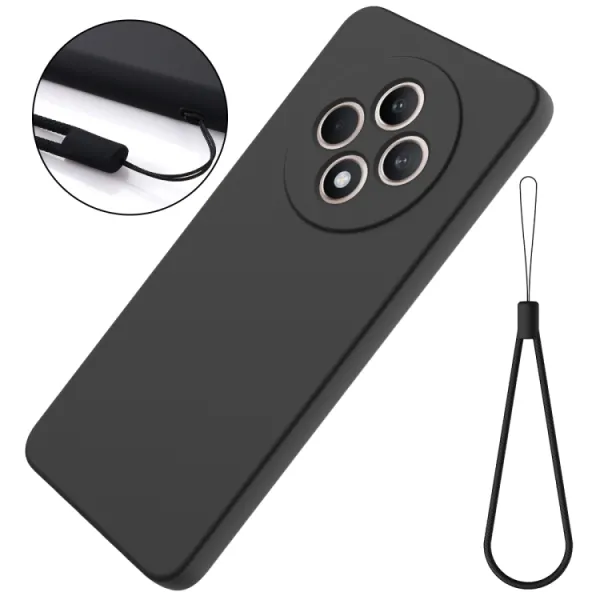 RUBBER Ochranný obal pre Oppo Reno12 FS 5G čierny