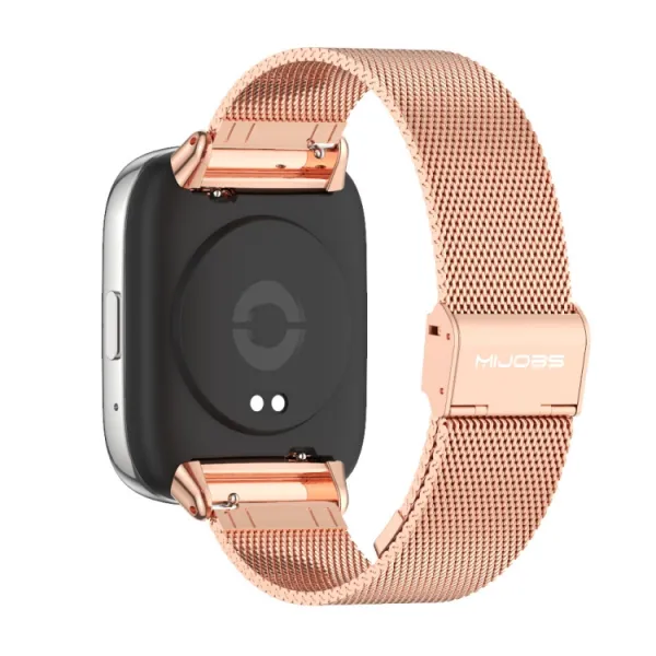 MIJOBS MILANESE Kovový remienok pre Xiaomi Redmi Watch 3 Lite ružový