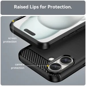 FLEXI TPU Ochranný kryt Apple iPhone 16 čierny