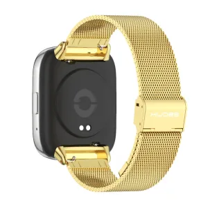 MIJOBS MILANESE Kovový remienok pre Xiaomi Redmi Watch 3 Lite zlatý