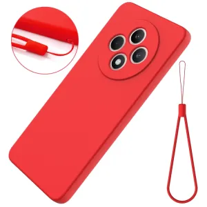 RUBBER Ochranný obal pre Oppo Reno12 FS 5G červený