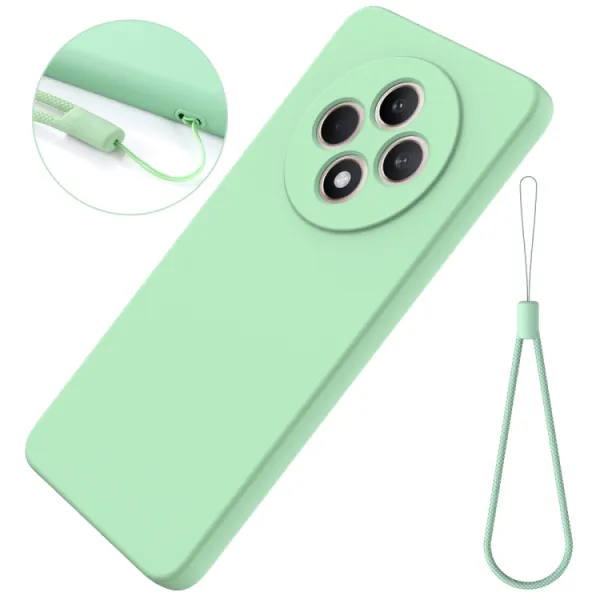 RUBBER Ochranný obal pre Oppo Reno12 FS 5G zelený