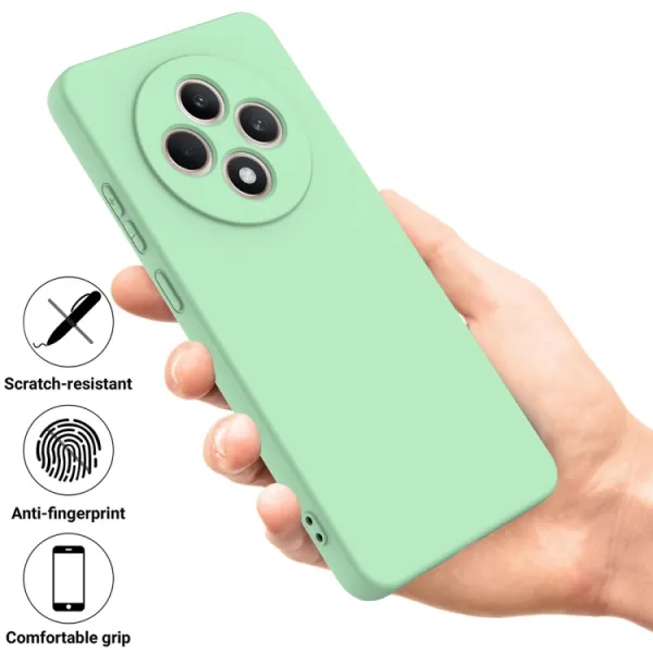 RUBBER Ochranný obal pre Oppo Reno12 FS 5G zelený