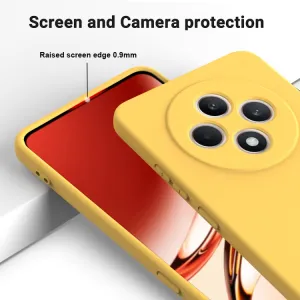 RUBBER Ochranný obal pre Oppo Reno12 FS 5G žltý