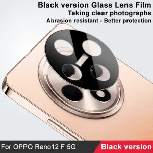 IMAK FULL COVER Sklo pre fotoaparát Oppo Reno12 FS 5G BLACK