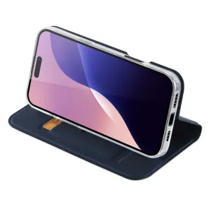 Dux Ducis Skin Pro knižkové puzdro na iPhone 16 Pro Max, modré