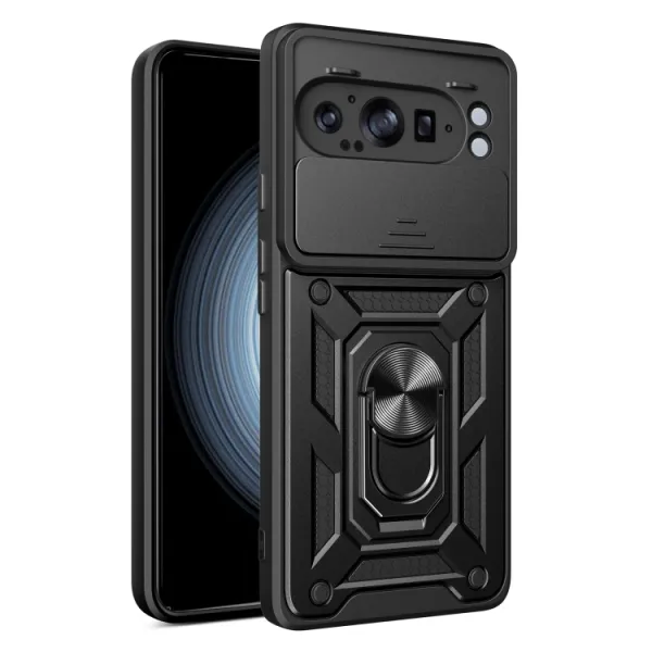 RING CAMERA Kryt s držiakom pre Google Pixel 9 Pro XL čierny
