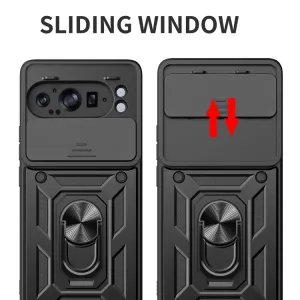 RING CAMERA Kryt s držiakom pre Google Pixel 9 Pro XL čierny