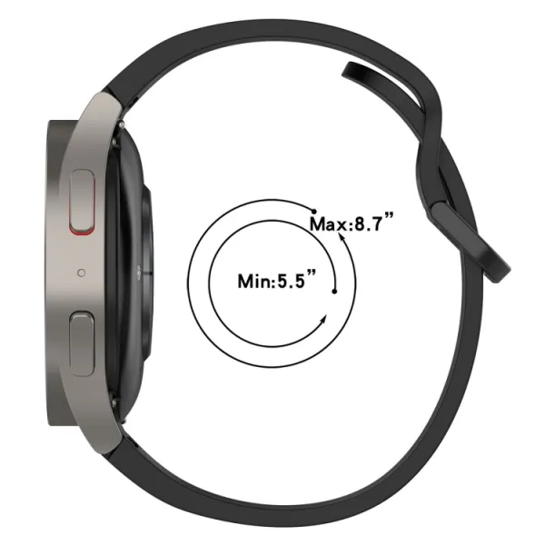 SILICONE Vymeniteľný remienok pre Garmin Forerunner 255 Music modrý