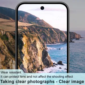 IMAK FULL COVER Sklo pre fotoaparát Google Pixel 9 BLACK