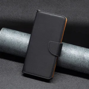 LITCHI Peňaženkové puzdro pre Apple iPhone 16 Pro Max čierne