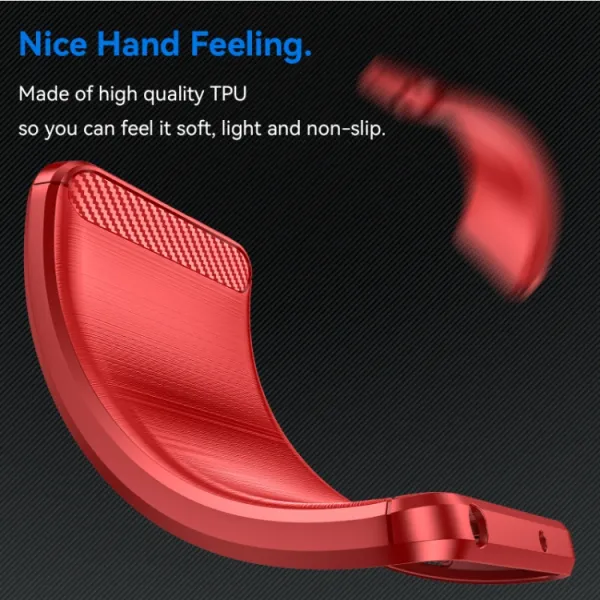 FLEXI TPU Ochranný kryt Samsung Galaxy S24 FE 5G červený