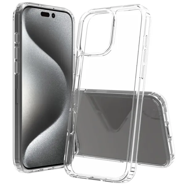 SHOCK Extra odolný kryt Apple iPhone 16 Pro Max priehľadný