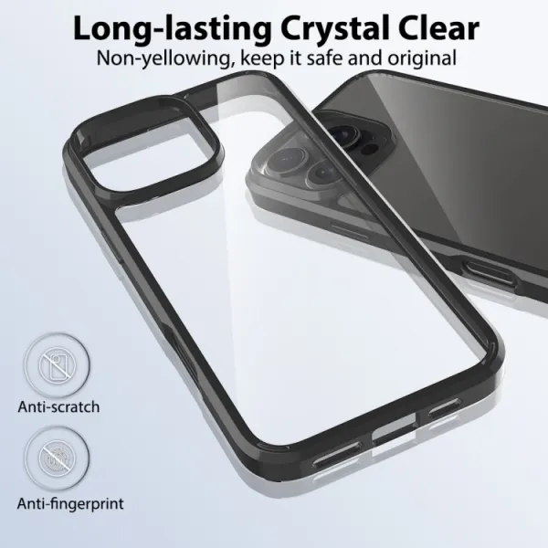 SHOCK Extra odolný kryt Apple iPhone 16 Pro Max čierny