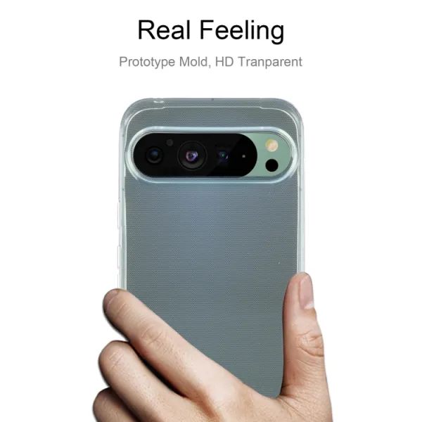 TPU Ochranný kryt pre Google Pixel 9 priehľadný