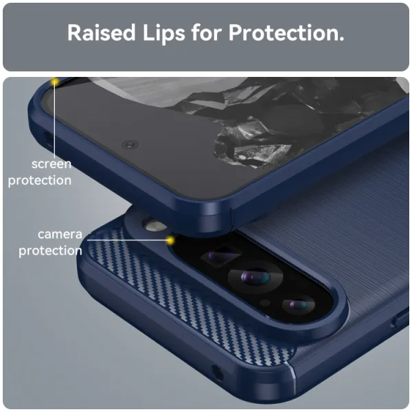 FLEXI TPU Ochranný kryt Google Pixel 9 Pro XL modrý