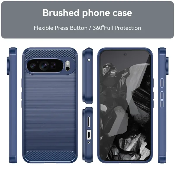 FLEXI TPU Ochranný kryt Google Pixel 9 Pro XL modrý