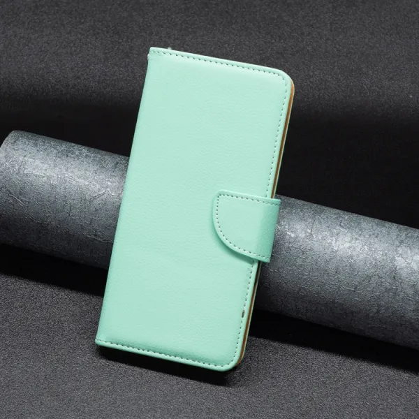 LITCHI Peňaženkové puzdro pre Apple iPhone 16 Pro Max mentolové zelené