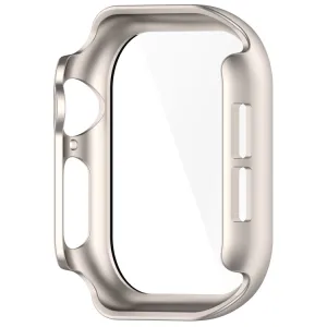 PC FULL COVER Plastový kryt so sklom pre Apple Watch 10 / 11 42mm STARLIGHT